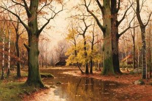 Bords De La Lisse by Cornelis van Leemputten