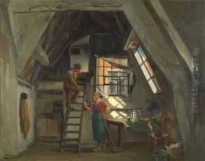 Domestic Scene In The Attick Domestic Scene In The Attick