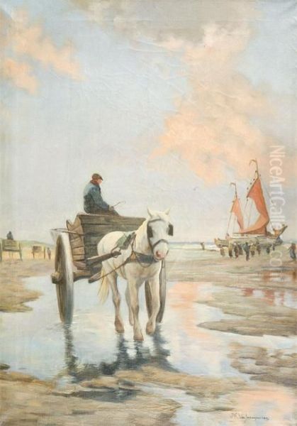 Shrimper At The Beach - view 1