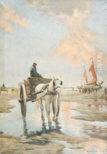 Shrimper At The Beach