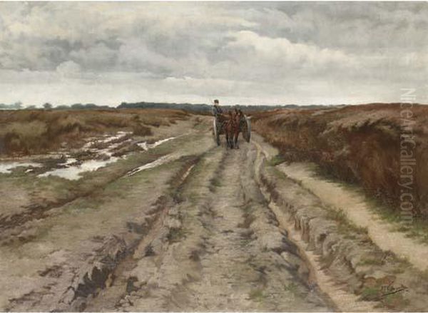 A Plower On A Dirt Road - view 1