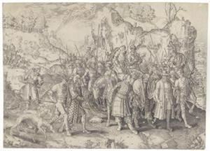 The Coversion Of Saint Paul by Lucas Van Leyden