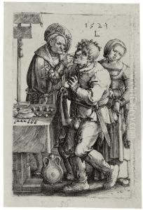 The Dentist by Lucas Van Leyden