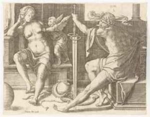 Spes, From: The Virtues by Lucas Van Leyden