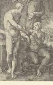 The Fall Of Man by Lucas Van Leyden