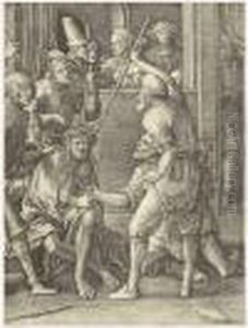 Christ Crowned With Thorns by Lucas Van Leyden