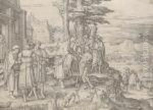 The Return Of The Prodigal Son by Lucas Van Leyden
