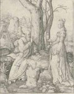 The Temptation Of Saint Anthony by Lucas Van Leyden