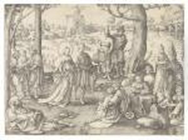 The Dance Of Saint Mary Magdalen by Lucas Van Leyden