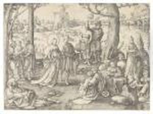 The Dance Of Saint Mary Magdalen by Lucas Van Leyden
