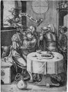 Der Verlorene Sohn by Lucas Van Leyden