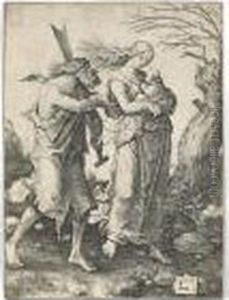The Expulsion From Paradise by Lucas Van Leyden