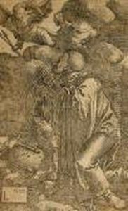 "king David In Prayer"