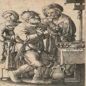 The Dentist by Lucas Van Leyden