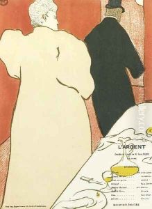 Programme pour L'Argent by Henri De Toulouse-Lautrec