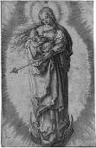 Die Madonna Auf Der Mondsichel
