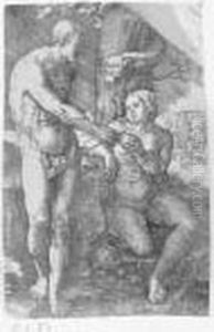 Der Sundenfall by Lucas Van Leyden