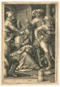 The Mocking Of Christ by Lucas Van Leyden