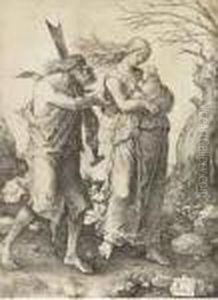 Adam Und Eva by Lucas Van Leyden