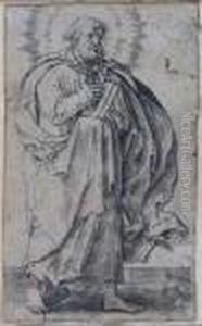 Paulus / Petrus / Johannes by Lucas Van Leyden