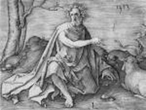 Der Heilige Johannes In Der Wuste by Lucas Van Leyden
