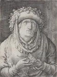 With Grapes by Lucas Van Leyden