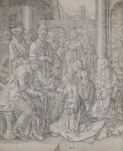 Esther Before Ahasuerus by Lucas Van Leyden
