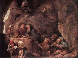 Temptation of St Anthony by David The Younger Teniers