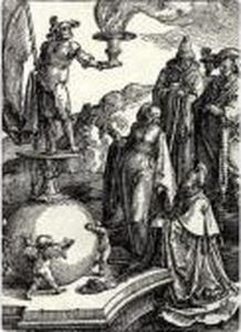 Solomon's Idolatry by Lucas Van Leyden