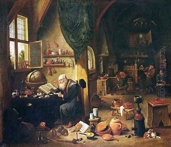 An Alchemist in his Workshop - view 1
