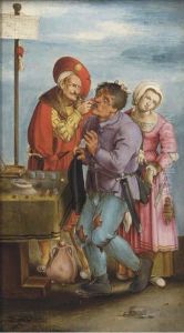 The Dentist by Lucas Van Leyden