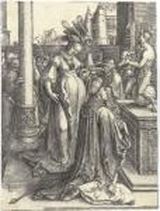 Solomon's Idolatry (b. 30) by Lucas Van Leyden