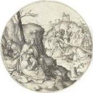 Christ In Gethsemane by Lucas Van Leyden