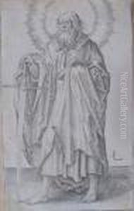 Saint Matthew by Lucas Van Leyden