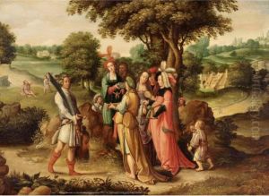 The Triumph Of David by Lucas Van Leyden