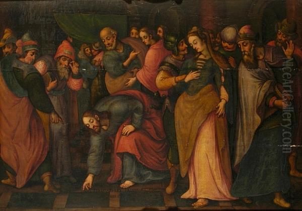 Christ And The Woman Taken In Adultery - view 1
