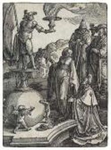Solomon's Idolatry by Lucas Van Leyden