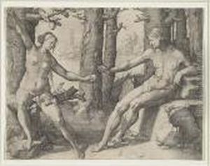 The Fall Of Man by Lucas Van Leyden