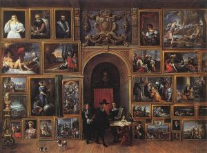 Archduke Leopold Wilhelm of Austria in his Gallery 1651 by David The Younger Teniers