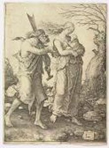 The Expulsion From Paradise<</b> by Lucas Van Leyden