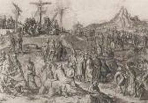Golgotha by Lucas Van Leyden