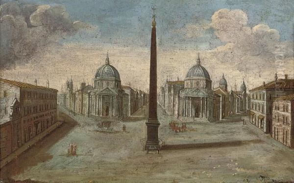 The Piazza Del Popolo, Rome - view 1