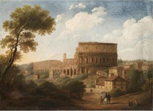 Rome, A View Of The Colosseum