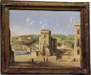 Veduta Di Chiaia A Mergellina by Hendrik Frans van Lint (Studio Lo)