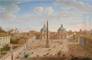 The Piazza Del Popolo, Rome