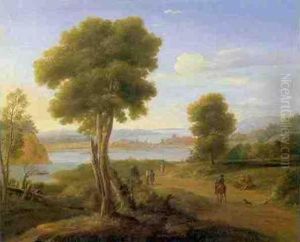 Figures In An Extensive Southern Landscape