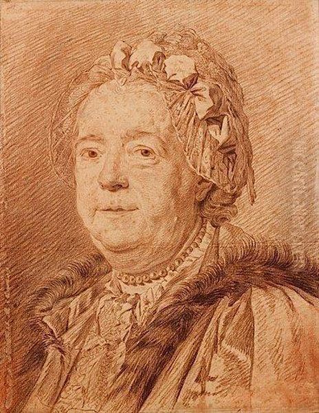 Portrait De Femme Vue De Trois-quarts, Portant Une Robe D'interieur Polonaise - view 1