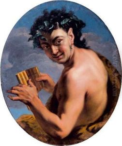 Faune Jouant De La Flute De Pan