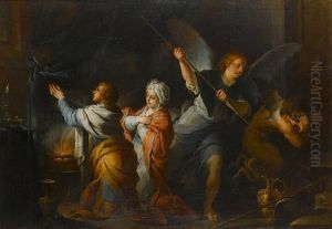 The Marriage Of Sarah And Tobias by Carle van Loo