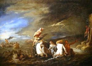 The Drowned Leander Borne by Nereids